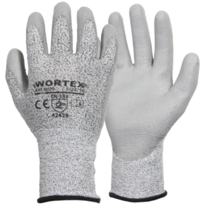 WORTEX sõrmikud PU kattega, lõikekindlus B