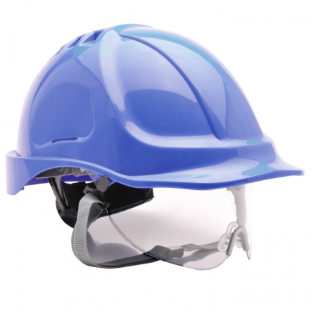 Portwest PW55 Kaitsekiiver integreeritud visiiriga