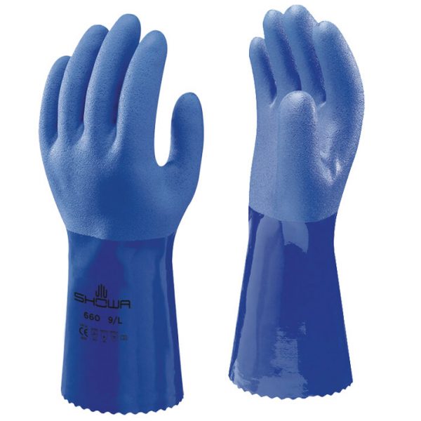 SHOWA 660 kemikaalikindad PVC-st