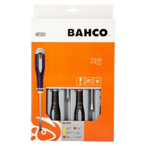 Kruvikeerajate komplekt Bahco ERGO™ 6 osa - PH1/2; PZ1/2; SL3,5/5,5