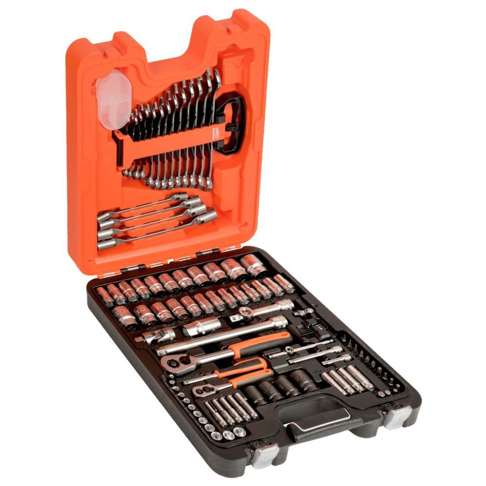 Padrunite ja lehtsilmusvõtmete komplekt Bahco 1/2" ja 1/4" 94 osa